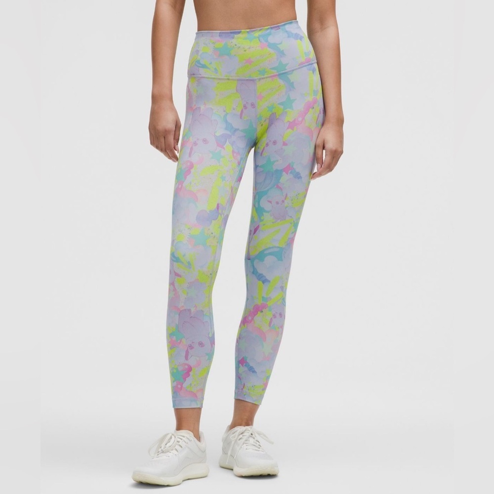 💙🆕 Lululemon x So Youn Lee Wunder Train High Rise Tight 25” - Little Heaven Pink